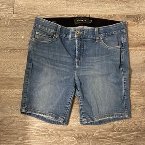 Torrid Blue Jean Shorts